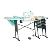 Sew Ready Alpha Sewing Table Storage in White and Black - 20026