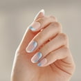 thumbnail image 2 of KISS imPRESS Design  Press on Nails, Slip Dress, Blue, Short Oval, 30 Count, 2 of 10
