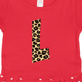 thumbnail image 3 of Inktastic Leopard Print Letter L Girls Toddler Dress, 3 of 4