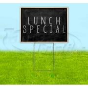 Lunch Special (18" X 24") Yard Sign, Includes Metal Step Stake