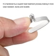 thumbnail image 4 of Uxcell 8x5mm Clips de resorte para palas de kayak, botón hueco, bloqueo de pasador único para tubo, paquete de 8, 4 of 6