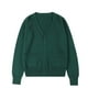 thumbnail image 1 of Chaquetas y abrigos casuales de manga larga sin capucha para mujer, cárdigan de punto de color liso con botones, doble bolsillo, chaqueta informal de manga larga con capucha, top de algodón para mujer, 1 of 3