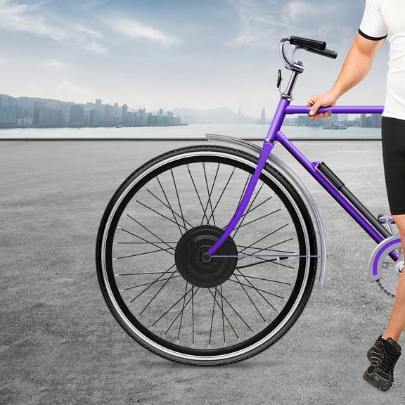 36V 500W Electric Bike Conversion Kit,24" Front Wheel Electric Bicycle Motor Kit with LCD Display,E-Bike Hub Motor Conversion Kit