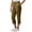 Khaki1, variant on ABATAB Womens Capris Pants Drawstring Comfy Casual Yoga Crop Pants Lightweight Loose Gym Running Capri Trousers with Pockets