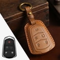 thumbnail image 1 of Car Key Fob Cover Case Protector For Cadillac CT4 XT4 Car Key Case Fob Cover Crazy Horse Leather, 1 of 24