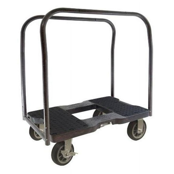All-Terrain Panel Cart Dolly with 6 in. Casters, Black