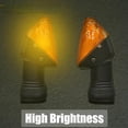 thumbnail image 2 of 2Pcs Motorcycle Turn Signal Indicator Light Compatible with KAWASAKI ZX6R ZX-6RR KLE500 KLE 650 KLR650 Front/Rear Blinker Lamp (Amber Shell), 2 of 11