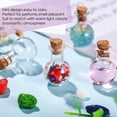 thumbnail image 3 of Transparent ing Bottle Pendant Glass Bottle Small Bottle with Horn Nail String Cork Mini Bottle Decoration, 3 of 7