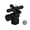 Black, variant on Kingston Brass CC43105X 1/2-Inch FIP x 3/8-Inch O.D. Comp Quarter-Turn Angle Shut-Off Valve in Oil Rubbed Bronze