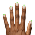 thumbnail image 5 of Olive & June Instant Mani Maximalist Short Round Press-On Nails, Lime Chrome French, 42 Pieces, 5 of 9