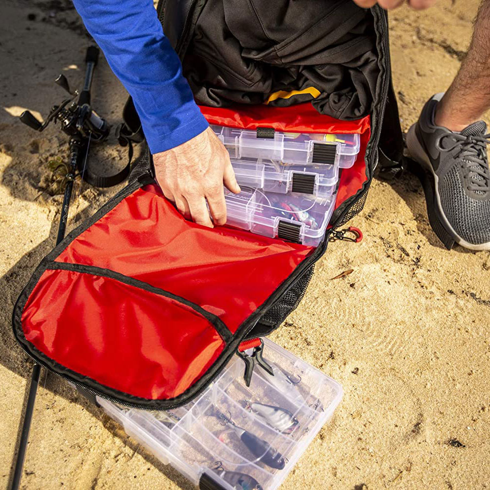 Sac à Dos De Pêche Plano E-Series 3600 - Résistant à L'eau, 6 Poches, Noir - Neuf (peut Avoir Un Petit Défaut)