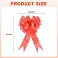 thumbnail image 4 of 15pcs 5 Inch Large Pull Bow Big Gift Wrapping Bows Ribbon Red for Wedding Car Christmas, 4 of 6