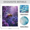 thumbnail image 3 of Diamond Art Kit for Adults, Bee Among Vibrant Spring Flowers Diamond Painting for Adults Beginners, DIY Diamond Art Painting Kits, 5D Diamond Painting Crafts for Home Decor 12x16 Frameless, 3 of 7
