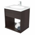 thumbnail image 4 of Inval Wall Mount Single Sink Bathroom Vanity with Storage 19"W x 15"L, Espresso, 4 of 9
