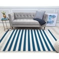 thumbnail image 4 of Isaac Mizrahi Jaxon CM10A Nautical Navy Geometric Contemporary Blue Area Rug, 2'6" x 8', 4 of 6