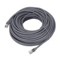 thumbnail image 1 of Rectangular Satellite Replacement Cable, 49ft 15m Rectangular Satellite Extension Cable Non Lag High Conductivity 24AWG Copper with PVC Sheath for Outdoor, 1 of 7