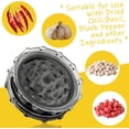 thumbnail image 3 of OWLSTEM 3 inch-Grinder, Black-Translucent, 2-Layer Grinder, with Magnetic Lid, Compact & Portable, Suitable for Kitchen Use, 3 of 4