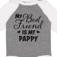 thumbnail image 4 of Inktastic My Best Friend is My Pappy with Hearts Boys or Girls Long Sleeve Baby Bodysuit, 4 of 5