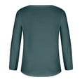 thumbnail image 6 of Frostluinai Fall Clothes For Women 2022 Sweaters Plus Size Tops For Women Fall Tops Crew Neck Long Sleeve Gegular Blouse Pullover Shirts V-Neck Plain Tee Shirts, 6 of 7