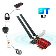 Fenvi PCE-AXE3000 WiFi 6E PCIe 5400M WiFi Card Tri-Band AX210 Network Card Desktop Wireless Adapter