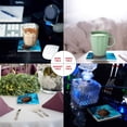 thumbnail image 2 of FMSHPON Ocean Sea Turtle Set of 6 Coaster for Drinks, Absorbent Ceramic Stone Coasters Cup Mat with Cork Base for Home Kitchen Room Coffee Table Bar Decor, 2 of 4