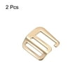 thumbnail image 3 of Uxcell 0.98" 25mm Webbing Release G Hook Buckle Adjusters for Backpack Strap, 2Pack Gold Tone, 3 of 5