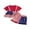 Red, variant on BemeyourBBs Toddler Baby Girl 4th of July Outfit Baby Girls Patriot Independent Day Clothes Star Stripe Print Bowknot Short Sleeve Tunic Shirt Tops Elastic Waist Shorts Set Baby Girls Summer Outfit
