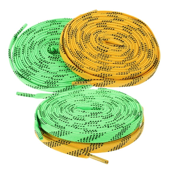 2 Pairs Shoelace Elastic Shoelaces Shoes for Sneakers Skates Hockey Accessories Polyester