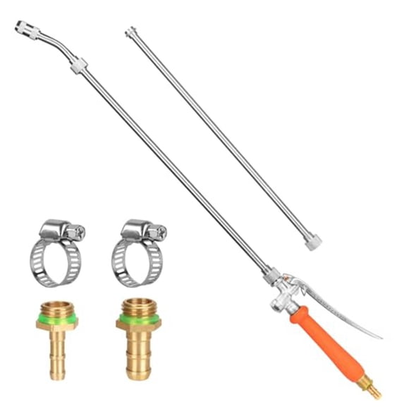 44Inch Garden Sprayer Wand with Brass Barbs and Adjustable Spray Patterns