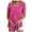 Hot Pink, variant on Short Sleeve Tops for Women Square Neck Ruched Lightweight Summer Dressy Casual Loose Shirt Top