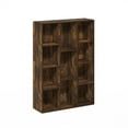 thumbnail image 2 of Furinno Luder 11-Cube Reversible Open Shelf Bookcase in Amber Pine, 2 of 6