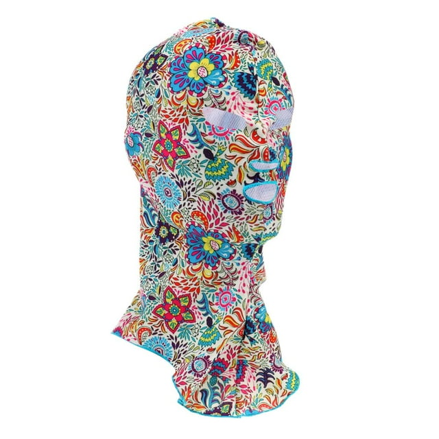 NUEVA Máscara de playa Facekini con protección solar UV para rostro completo y capucha para natación 3