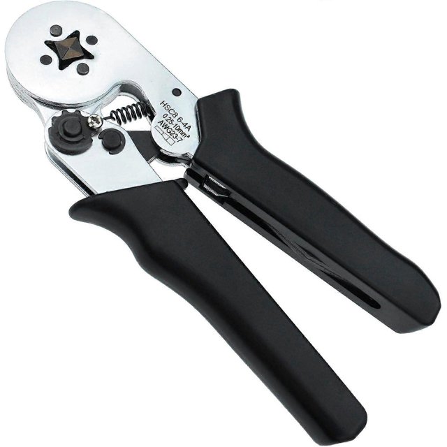 Crimping pliers for end sleeves 0.25 mm - 10 mm - self-adjusting crimping pliers for electricians