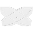 thumbnail image 2 of 34"OD x 1"ID x 11 3/4"C x 1"P Titus Architectural Grade PVC Contemporary Ceiling Medallion, 2 of 11