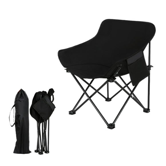 Outdoor Folding Chair Portable Outdoor Stool Weight-Resistant Beach Chair Camping