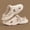Sand Color, variant on Men'S Summer Outdoor Closed-Toe Clogs with Breathable Perforations, Non-Slip Coconut Half-Slippers Sandals