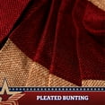thumbnail image 6 of G128 USA Tea Stained Pleated Fan Flag 1.5x3FT Burlap Embroidered Polyester Stars and Stripes, 6 of 8