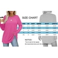 thumbnail image 6 of MOSHU Sweatshirts for Women Thumb Hole Long Sleeve Shirts Curved Hem Crewneck Sweatshirts Casual Fall Womens Tunic Tops, 6 of 10