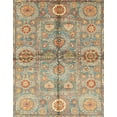 thumbnail image 1 of Ahgly Company Machine Washable Indoor Rectangle Abstract Gold Brown Area Rugs, 2' x 4', 1 of 7