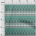 thumbnail image 1 of oneOone Georgette Viscose Fabric Geometric & Floral Block Print Sewing Fabric BTY 42 Inch Wide, 1 of 4