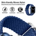 thumbnail image 4 of strap is applicable to apple iwatch1234567 adjustable nylon woven watch strap, 4 of 5