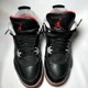 thumbnail image 3 of Ni - ke Ni - ke Air Jordan 4 Retro GS Bred Reimagined Men's Shoes - Size 7, 3 of 5