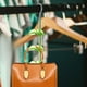 thumbnail image 3 of Colgador para colgar bolsos, multifuncional, 4 ganchos de almacenamiento, verdoso, 3 of 9