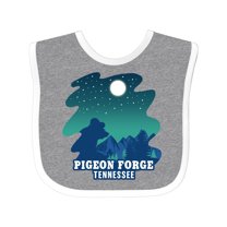 Inktastic Smoky Mountains Pigeon Forge Tennessee with Bear Boys or Girls Baby Bib