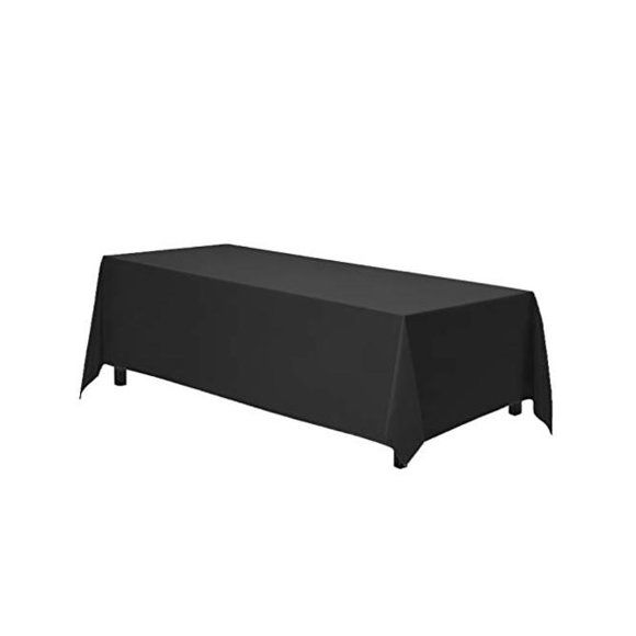 Gee Di Moda Nappe Rectangulaire - 90 x 132 Pouces Inch - Noir