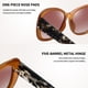 thumbnail image 5 of Gafas de sol Joopin sobredimensionadas de acetato polarizadas UV400 marrón, 5 of 6