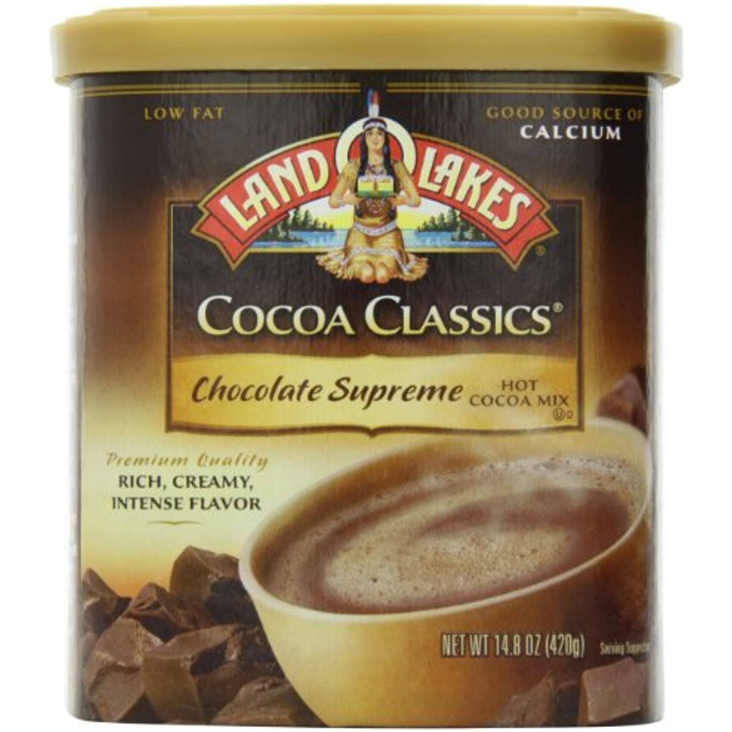 Land O Lakes Mix Cocoa Chocolate Supreme, 14.8 Oz
