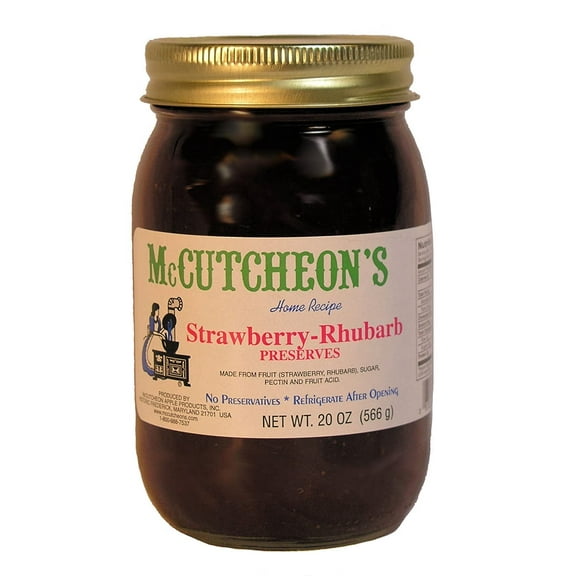 McCutcheons Strawberry Rhubarb Preserves 20oz