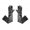 Black, variant on Yesbay 1 Pair Long Gloves Silky Material Fancy Dress Gloves Wedding Dress Photography Accessories