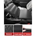 thumbnail image 6 of KBH Center Console Cover for 2021-2026 Ford F150, Workstation Middle Console Armrest Cover for Truck Accessories Interior, Black Diamond, 6 of 7
